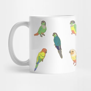 Colourful Conures Sticker Pack Mug